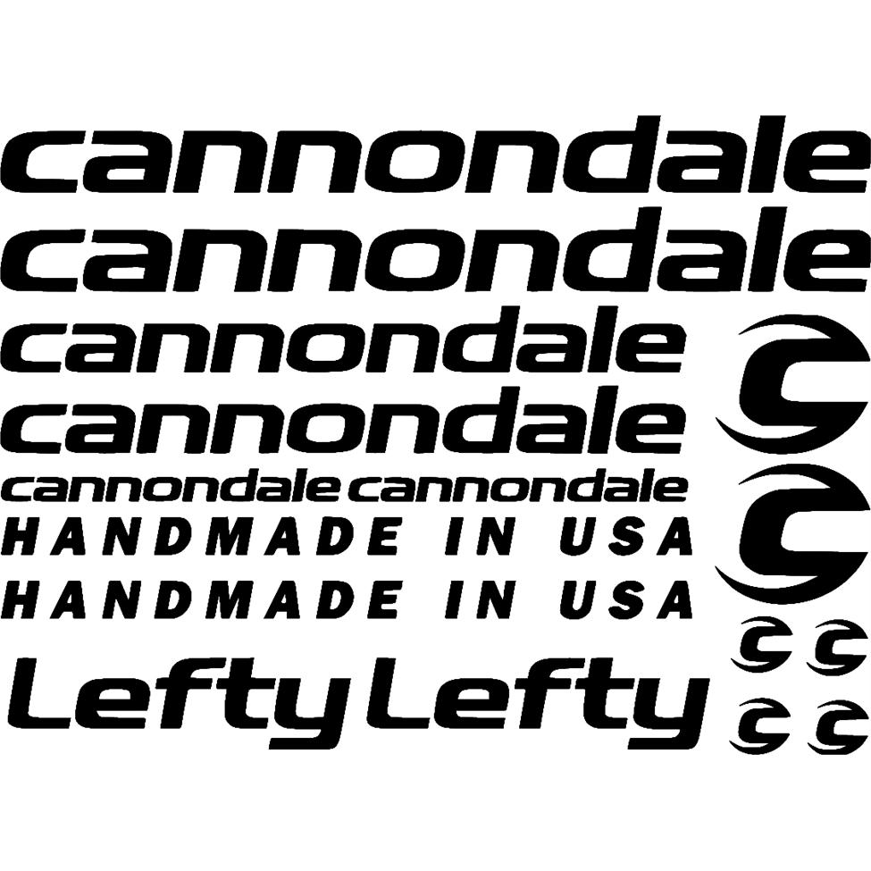 cannondale left车架贴纸山地个性反光贴片镂空雕刻车架贴花自行