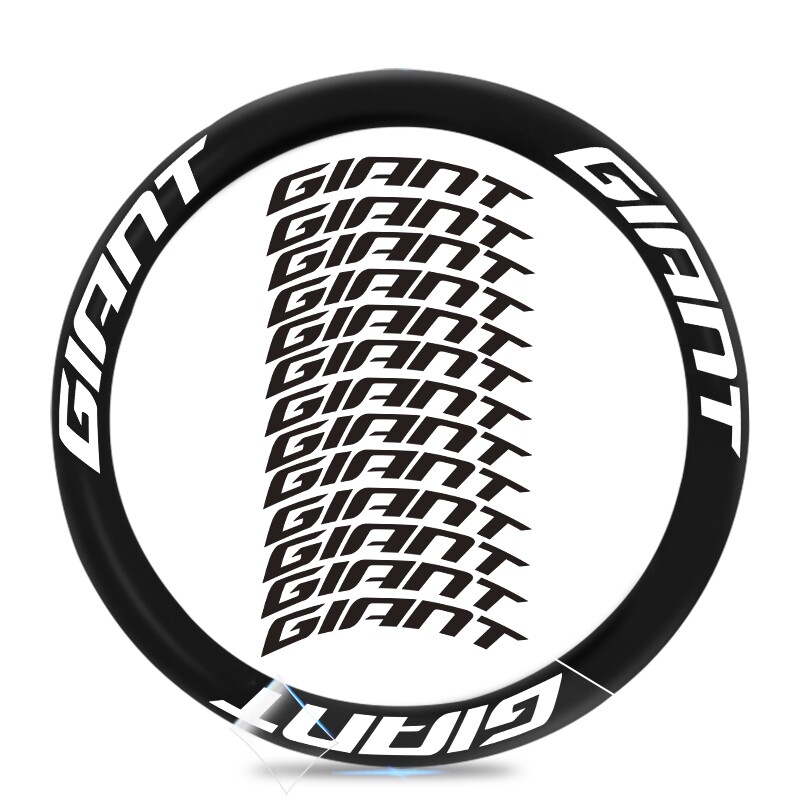 适用于捷安特PCR轮组贴纸轮毂改色GIANT自行车PP轮圈车圈轮胎车轮