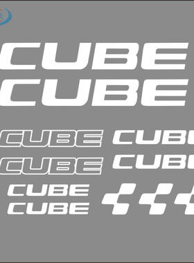 CUBE自行车贴纸公路车山