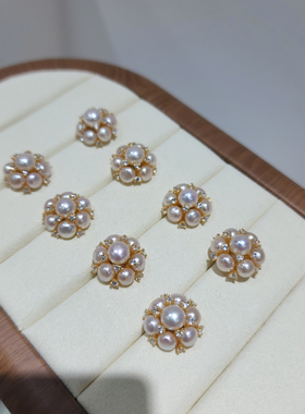 流素losu—花团锦簇天然珍珠精致款2026小耳钉