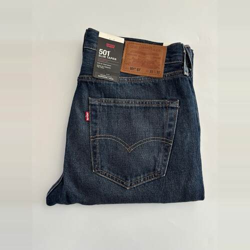现货Levi's/李维斯厚款501ST深蓝水洗牛仔裤商场同款288940251