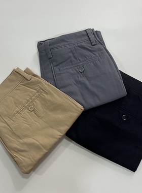 现货J.CREW男纯棉薄款直筒中腰休闲短裤#64420