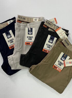 现货Dockers男D2软棉中腰直筒休闲裤chino