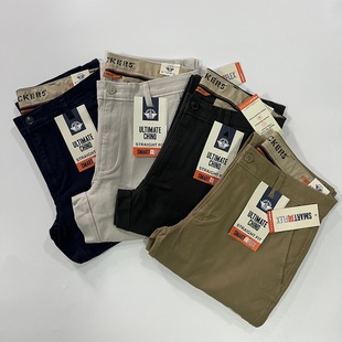 现货Dockers男D2软棉中腰直筒休闲裤chino