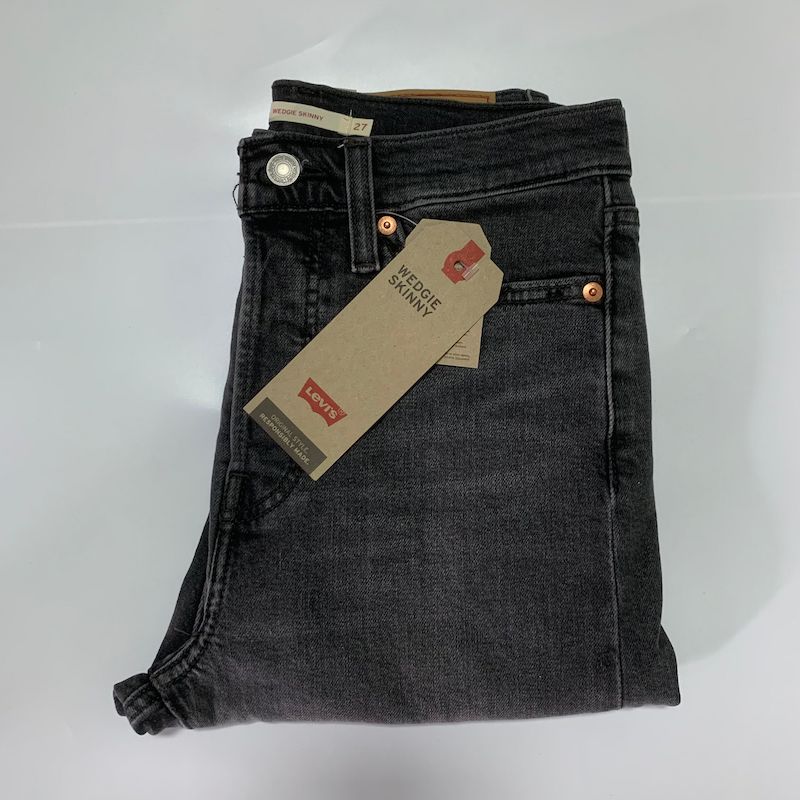现货Levi's/李维斯女wedgie高腰小脚牛仔裤523050043