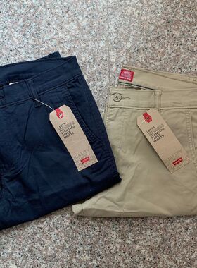 现货Levi's/李维斯男XX Chino中腰直筒休闲短裤#852290056#60