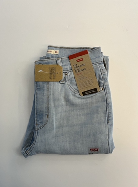 现货Levi's/李维斯女724浅蓝色水洗高腰牛仔裤#188830163