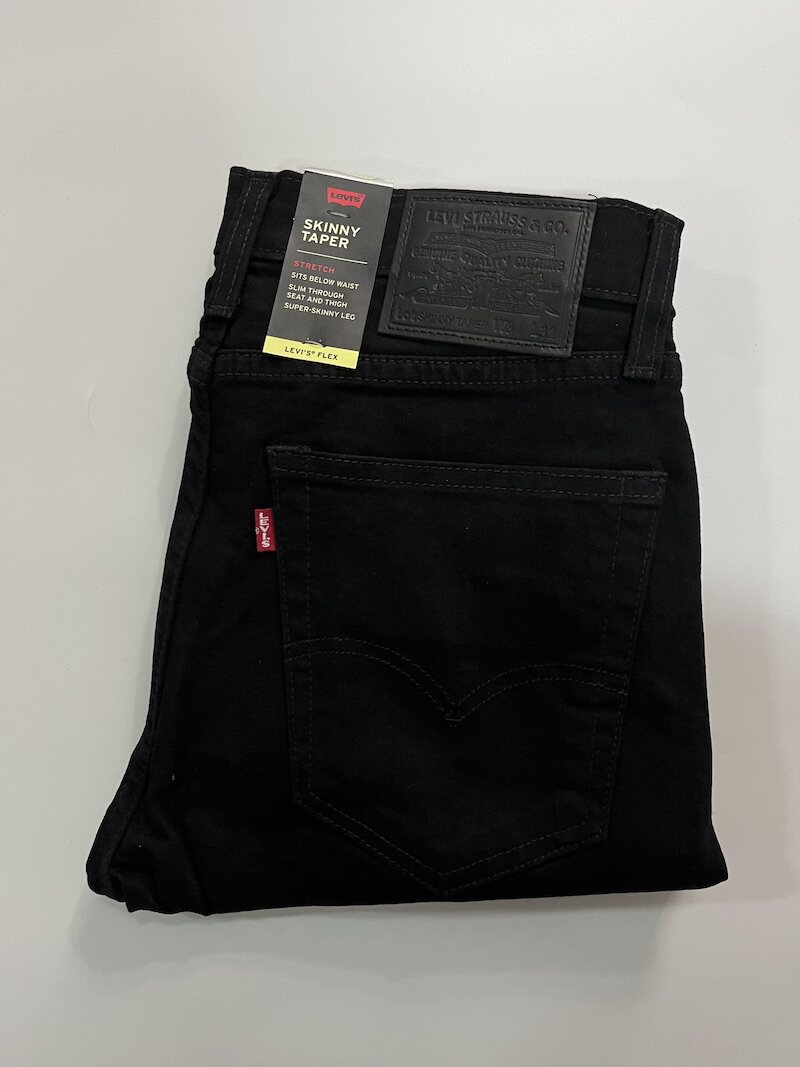 现货Levi's/李维斯男PREMIUM黑色紧身小脚牛仔裤#845580001