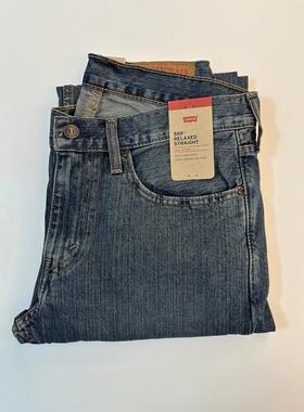 现货Levi's/李维斯男559宽松直筒蓝色水洗牛仔裤005590733