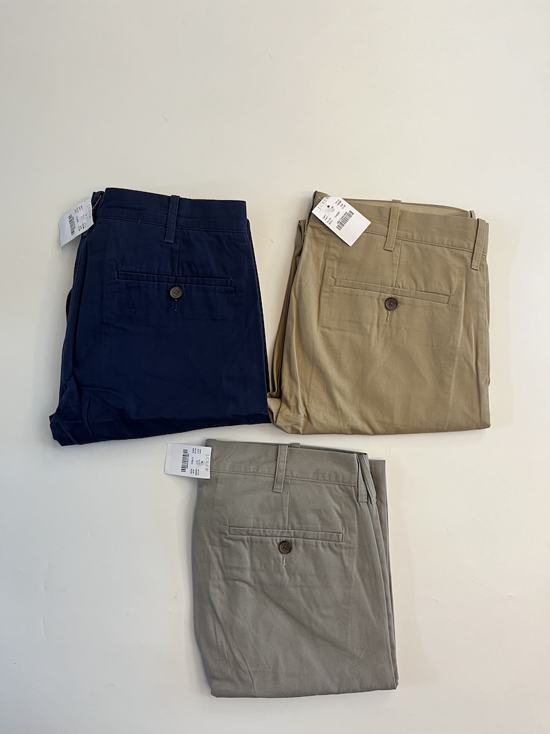 J.CREW男士纯棉薄款休闲裤