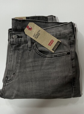 现货Levi's/李维斯男加厚款541烟灰色水洗直筒牛仔裤181810307
