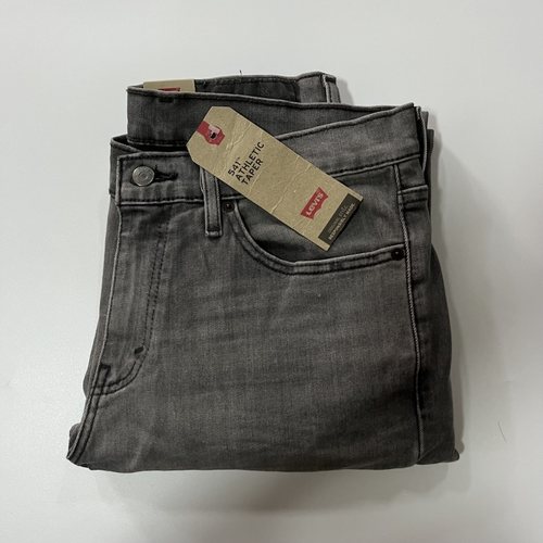 现货Levi's/李维斯男加厚款541烟灰色水洗直筒牛仔裤181810307