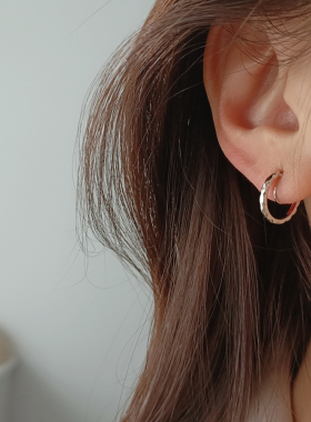 中性风圆圈无耳洞蚊香盘耳夹女无耳洞佩戴法式男女气质耳饰百搭新