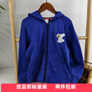 工厂版衣女孩开衫卫衣连帽棉女童春季运动外套上衣休闲百搭