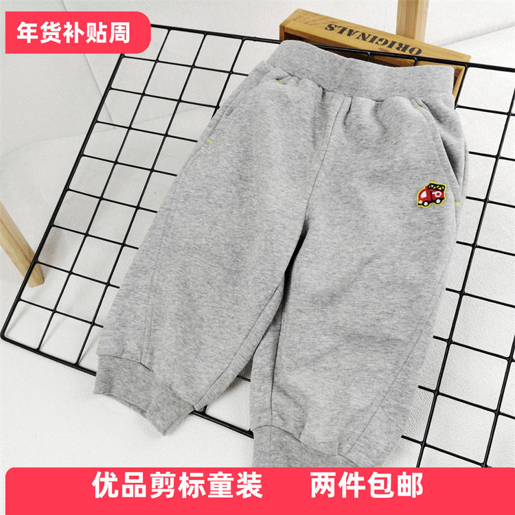 工厂版衣男孩七分裤夏季短裤棉男童裤子运动休闲百搭