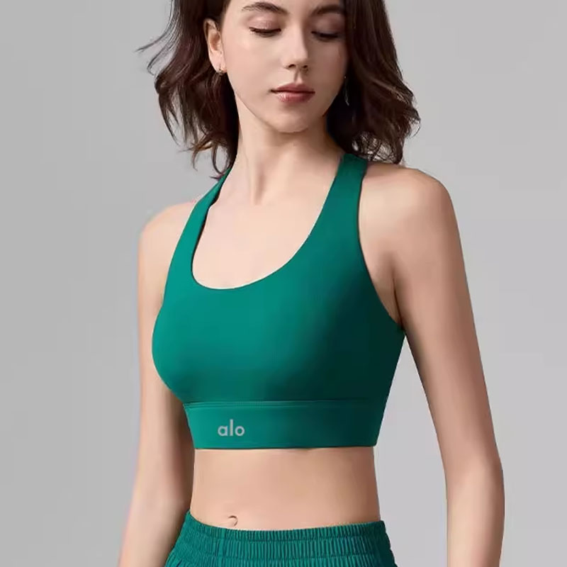 ALOUSAYOGA美背瑜伽背心女一体式防震健身内衣收副乳运动跑步文胸