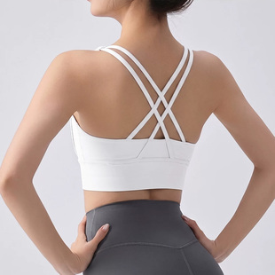 ALO USA YOGA裸感交叉美背瑜伽运动内衣普拉提健身服跑步文胸背心
