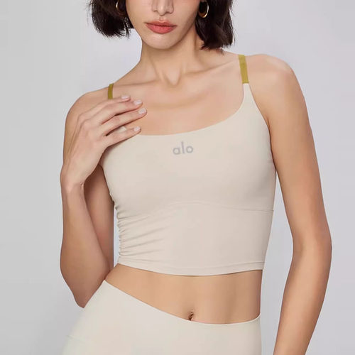 ALO交叉撞色美背健身瑜伽服背心