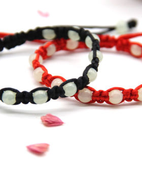 手工编织红绳手链小众