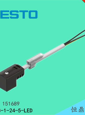 带线插头插座 KMEB-1-24-5-LED 151689 现货