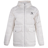 Converse Converse Womens 2019 Winter Down Jacket Thể thao Áo trùm đầu ấm áp 10006855 - Thể thao xuống áo khoác —