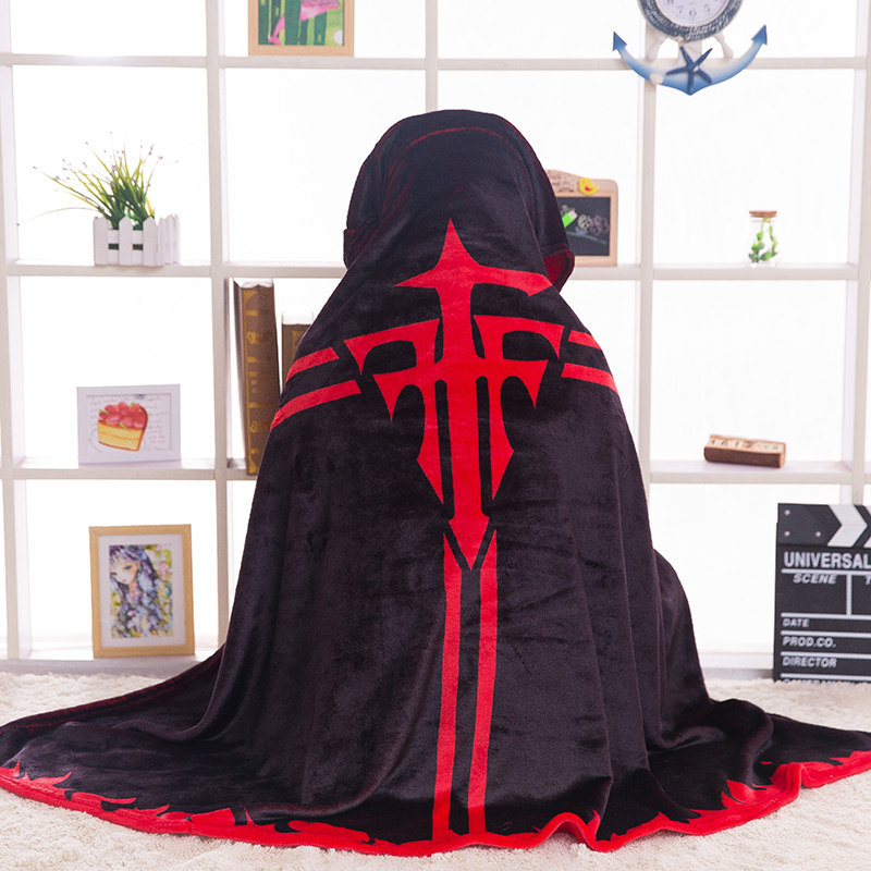 FFF团审判同款卡通动漫懒人披风毯子披肩午睡斗篷办公室空调毯