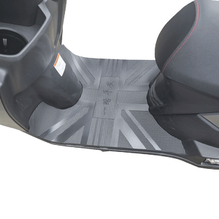 适用于豪爵AFR125S踏板摩托车橡胶脚垫afr踩踏皮踏脚垫HJ125T-27C