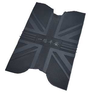 适用于雅迪米彩加长龟王爱玛大迪欧迪曼电瓶车防水橡胶脚垫踏板垫