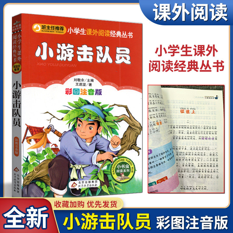 班主任推荐小游击队员 小学生红色经典爱国主义革命书籍一二三年级