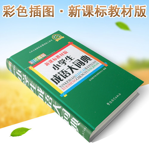 彩色插图新课标教材版 小学生成语大词典 华语教学出版社 九年义务教育必备精品工具书 说词解字中国畅销品牌 小学生通用成语词典