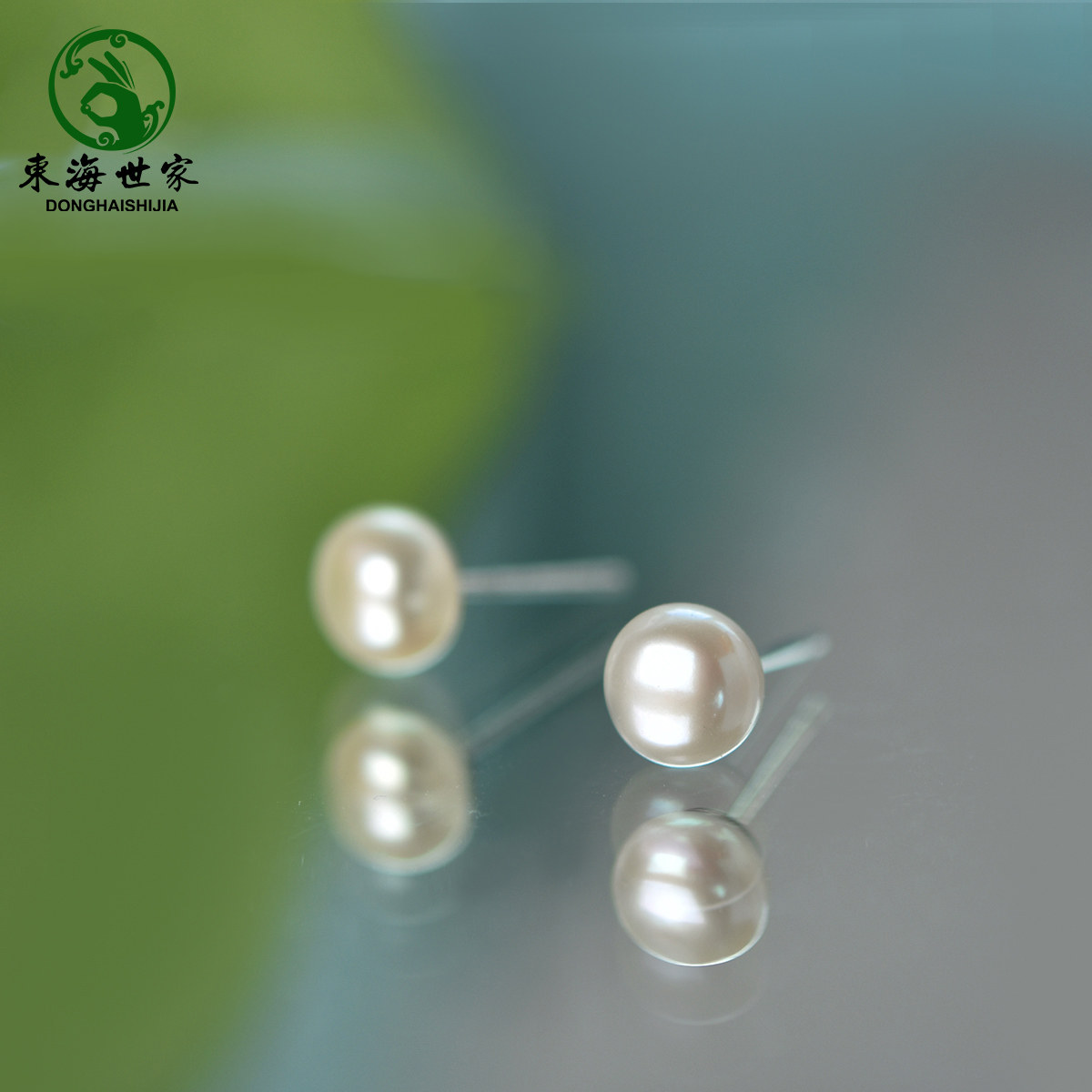 银针小众耳夹淡水珍珠图片