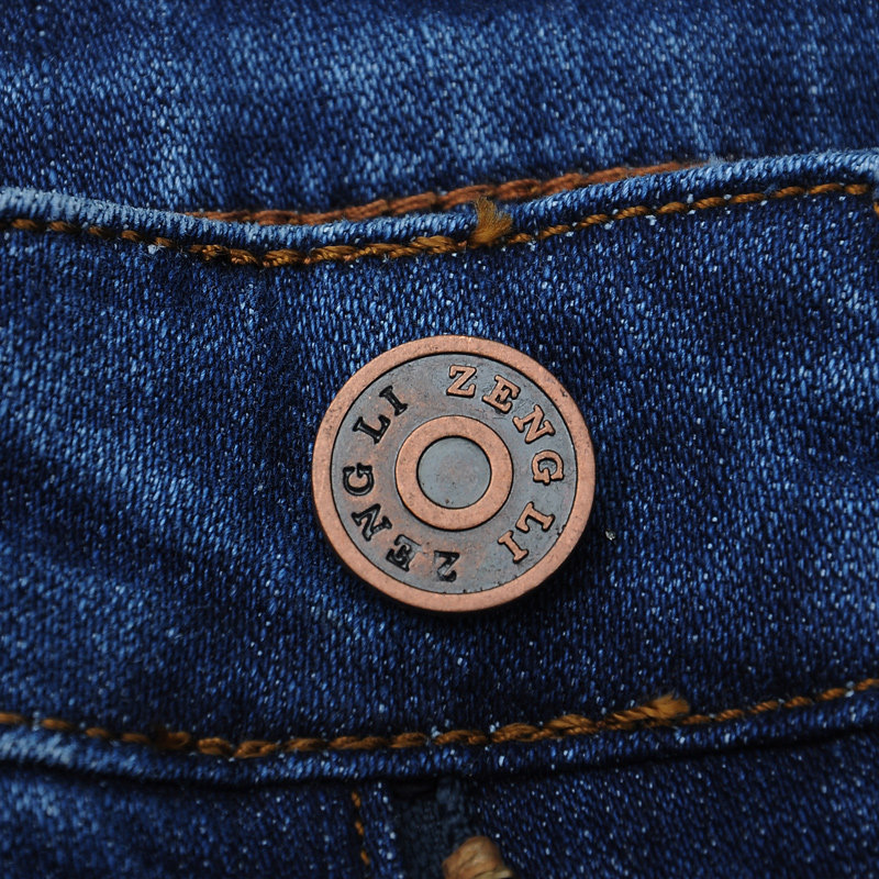 Jeans pour jeunesse droite en vrac 100% coton pour automne - Ref 1478407 Image 3