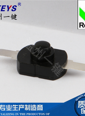 YT-1712-R 两脚平贴强光手电筒开关一开一关按钮17*12 钓鱼灯按钮