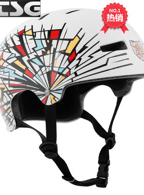 TSG进口滑板头盔成人BMX极限骑行防护透气超轻L/XL75047_55_283
