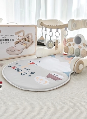 日本婴儿脚踏钢琴架学步车0一1岁3个月6益智早教新生幼儿宝宝玩具