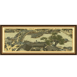 十字绣清明上河图全景全满绣大幅中国风十大名画2024新款线绣客厅