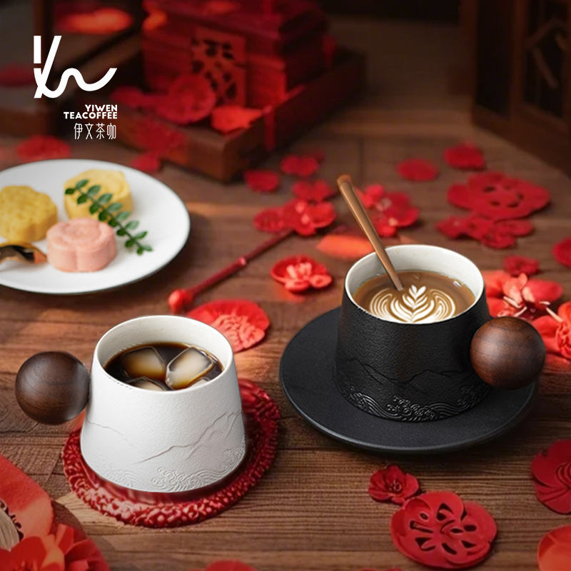 伊文陶瓷咖啡杯子伴手礼