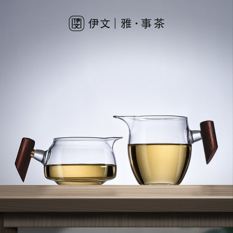 玻璃公道杯加厚耐热公杯功夫茶具配件茶海分茶器高端匀杯单个泡茶
