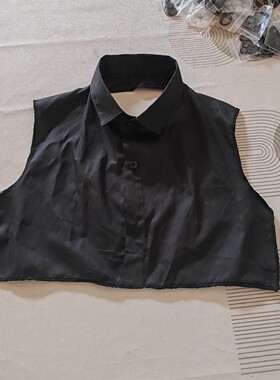 假领子男蓝色正装衬衫春夏职场商