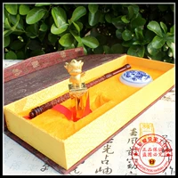 24K Golden Bull Gate+Rosewood Pen+Set Box