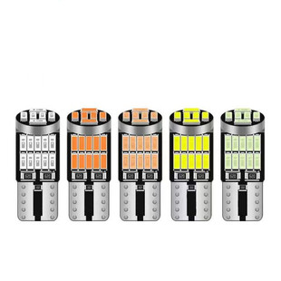 汽车LED高亮阅读灯T10 4014 26灯解码示宽灯改装牌照灯小灯灯泡