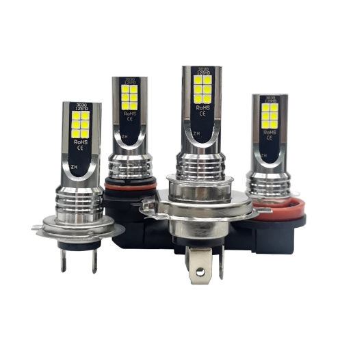 跨境热销 H4 H7 3030 12SMD LED雾灯 9005 H11 汽车前照灯9006 H8