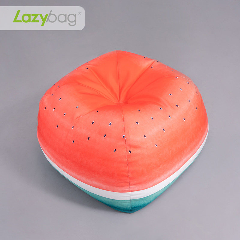 创意可爱卡通儿童成人西瓜懒人小沙发卧室单人豆袋榻榻米懒人椅子