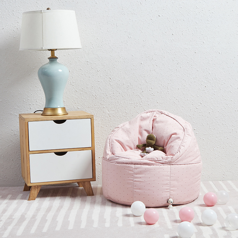 儿童款懒人沙发豆袋创意个性可爱圆形儿童礼物靠背椅子换鞋凳单人