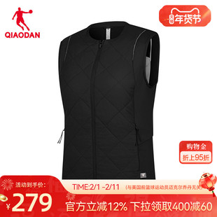 乔丹跑步运动棉马夹女士2025冬季新款80G金标P棉轻薄马甲商场同款