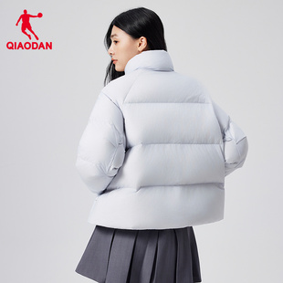 乔丹初高中学生羽绒服短款女2025新款冬季羽绒初中生女孩冬装外套