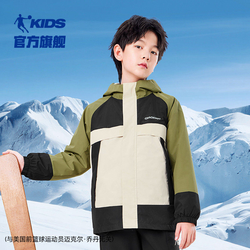 乔丹童装男童加绒外套摇粒两件套2024冬季新款大童三合一户外风衣,童装/婴儿装/亲子装,普通外套,淘宝优惠券,粉丝福利购,淘宝优惠卷