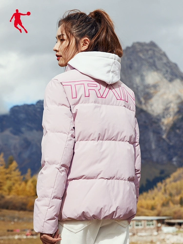 乔丹 Зимний пуховик, короткая бархатная куртка, утиный пух