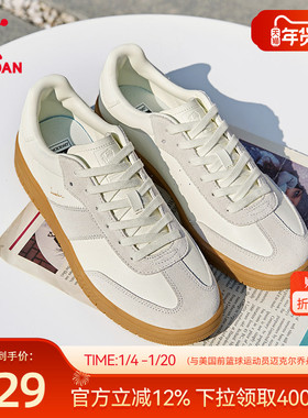 CC鞋丨乔丹经典德训鞋百搭白色T头鞋学生板鞋男款复古运动鞋轻便