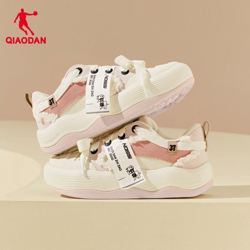 乔丹千层鞋冬季蓝色帆布鞋女子运动休闲鞋厚底增高板鞋贝壳头增高,运动鞋new,板鞋,淘宝优惠券,粉丝福利购,淘宝优惠卷